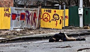 "Streets dotted with bodies", - 280 people were buried in mass grave of Bucha, - mayor Fedoruk. PHOTOS