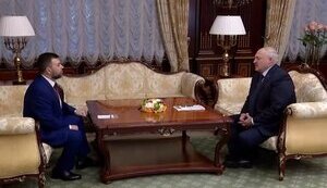 Лукашенко під час зустрічі з ватажком терористів Пушиліним