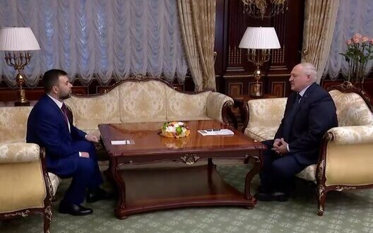 Лукашенко під час зустрічі з ватажком терористів Пушиліним
