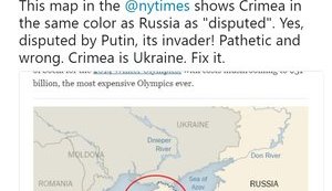 "Крим - це Україна. Виправте це", - Каспаров закликав The New York Times виправити статтю про "спірний" Крим. ФОТО