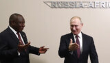 пар,путін,рамафоса