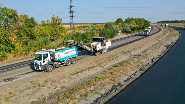 У Харківській області завершується ремонт траси за проєктом Велике будівництво 05