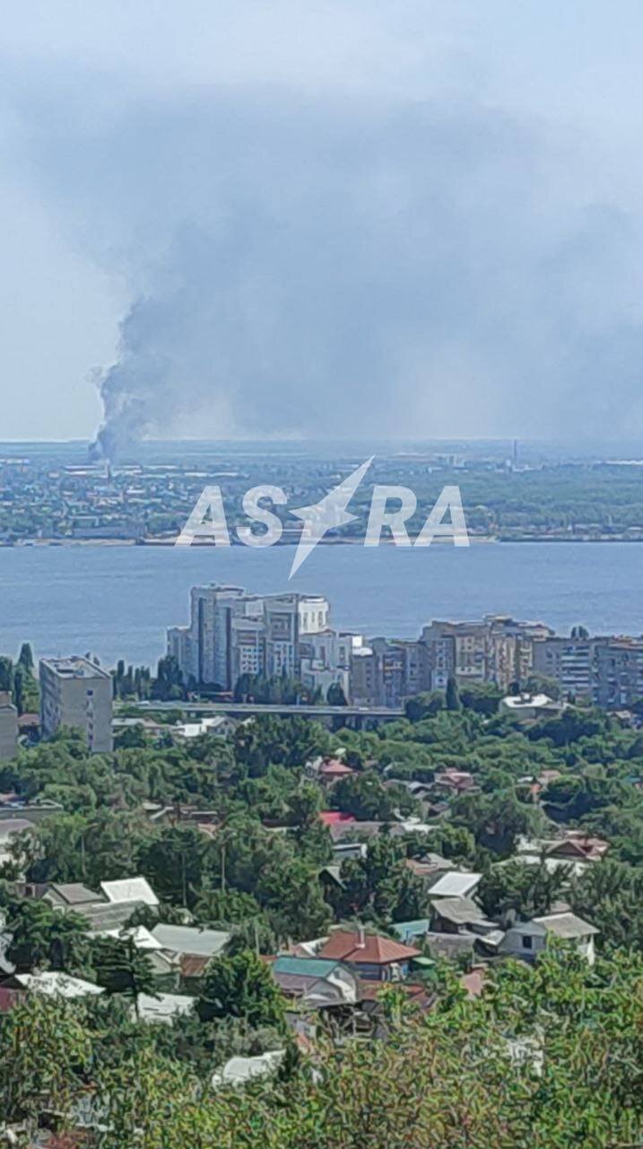 A loud explosion was heard in Engels, Russia, on 11 June.