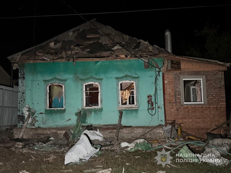 Massive attack on Okhtyrka on 20 August