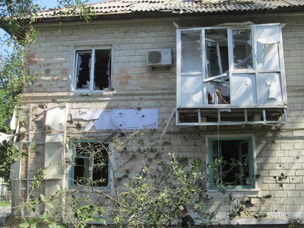 шахтерск обстрелы