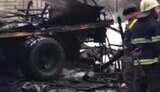 У машині харківських комунальників вибухнув газовий балон, один працівник загинув, - поліція. ВІДЕО+ФОТОрепортаж
