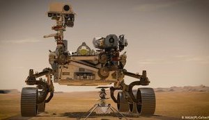 NASA успешно посадила свой самый большой исследовательский аппарат на Марс. ФОТО