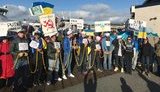 Активісти з української діаспори "прикували" себе до військового корабля в Сан-Франциско. ВІДЕО+ФОТОрепортаж