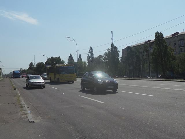 Рух по Харківському шосе в Києві відновлено 09 Рух по Харківському шосе в Києві відновлено 09