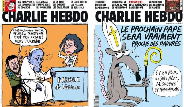 Charlie Hebdo подав до суду через фейкові обкладинки, які висміюють Зеленського та Україну. ФОТО