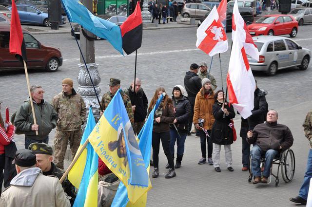 Ukrainians show solidarity with Belarusian political prisoners on Freedom Day 04 Ukrainians show solidarity with Belarusian political prisoners on Freedom Day 04