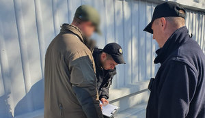 Полиция составила админпротокол за мелкое хулиганство на участника акции протеста под домом Порошенко. ФОТОрепортаж