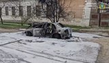 Удар РФ по гражданскому автомобилю в Херсоне