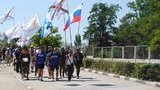 В Крыму открылся казачий антинатовский лагерь. ФОТОрепортаж