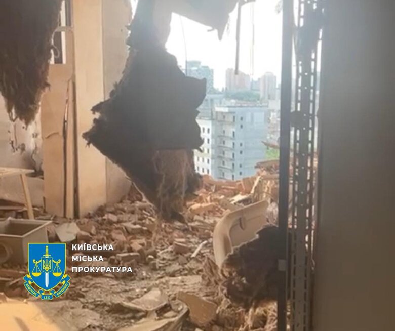 Consequences of the attack on Kyiv on 10 June