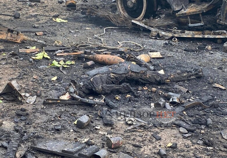 Розірвані на шматки російські окупанти після бою з 92-ю бригадою ЗСУ на сході Харківщини 02