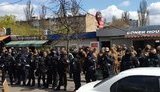 Під час демонтажу МАФів у Дніпровському районі Києва відбулися сутички з поліцією: є затримані. ВIДЕО