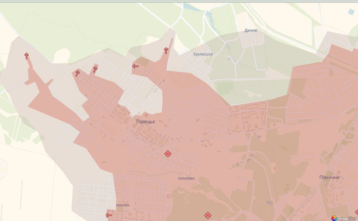 DeepState updated the combat map - Where the enemy advanced on April 4 ...