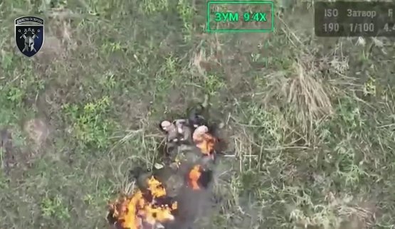 Soldiers of the 42nd Mechanised Brigade accurately targeted the occupier with a drone and eliminated him