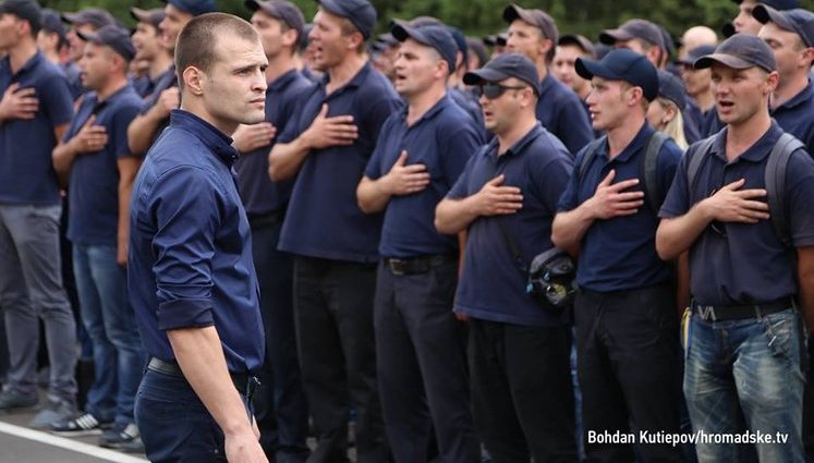 Cadets of Kyiv's new patrol police conducted final training before starting service. PHOTOS