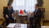 Новый посол Китая Фань Сяньжун вручил копии верительных грамот замглавы МИД Украины Боднару