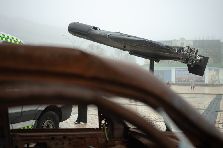 "Shaheds" on Mykhailivska Square