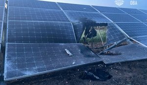 Росіяни атакували дронами підприємство на Одещині: пошкоджено сонячні панелі. ФОТОрепортаж