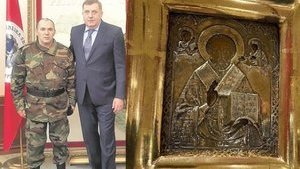Подаровану Лаврову українську ікону вивезли з Донбасу через Росію