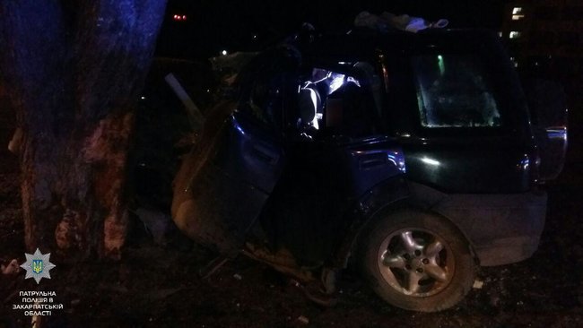 Three foreigners killed, one severely injured in car crash in Uzhhorod, - National Police 03 Three foreigners killed, one severely injured in car crash in Uzhhorod, - National Police 03