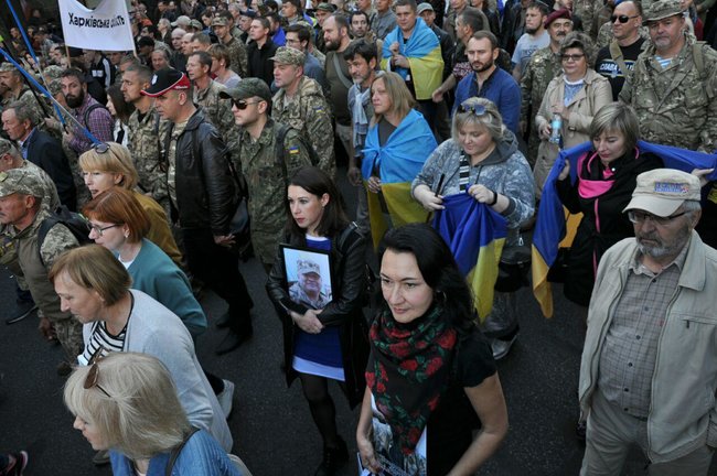 Марш сопротивления капитуляции проходит в Киеве 37