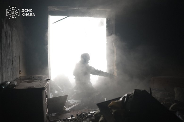 Since last night, Kyiv has been attacked by strike UAVs.