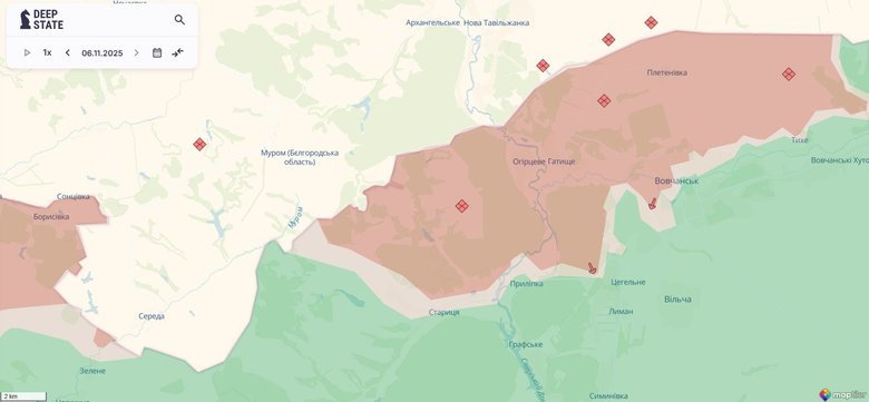 The enemy has advanced near Prylypka and Volodymyrivka