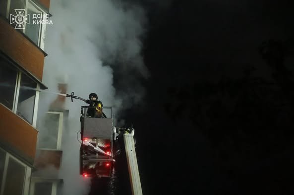 Київ після обстрілу