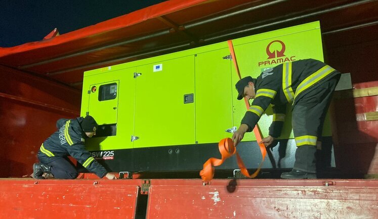 EU countries handed over 1,000 generators to Ukraine, said European Commissioner Lenarcic. PHOTOS
