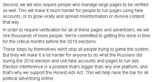 Facebook проверит владельцев популярных страниц и заставит рекламодателей подтверждать личность, - Цукерберг 02