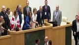 "Кто посмел сюда привести оккупанта?! Я убивал ваших! В Абхазии! Убивал и буду убивать!", - скандал в парламенте Грузии, спровоцировавший массовые акции протеста. ВИДЕО