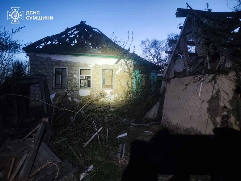 наслідки удару по Сумщині