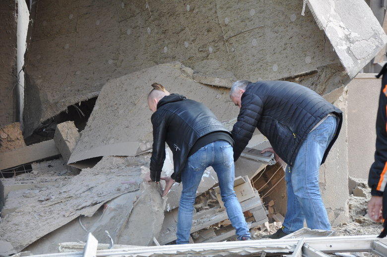 Наслідки обстрілу в Києві 28 квітня 28