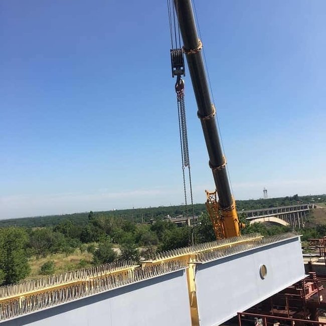 Будівництво моста через Дніпро почали в Запоріжжі 05