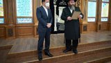 Зеленский посетил в Херсоне синагогу, которую в апреле пытались поджечь злоумышленники. ФОТОрепортаж