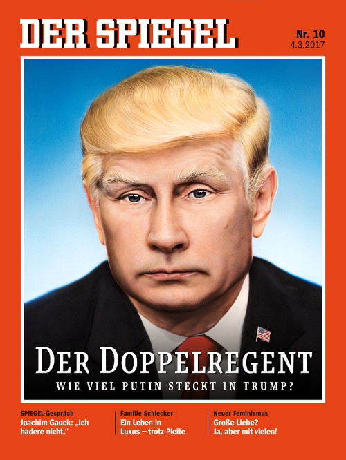Журнал Der Spiegel помістив Трампа з обличчям Путіна на обкладинці 01