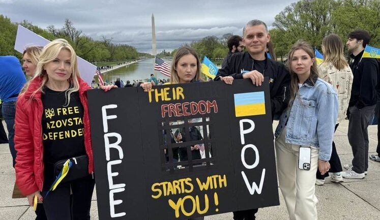 Large-scale rally in support of Ukraine was held in Washington, DC. PHOTOS