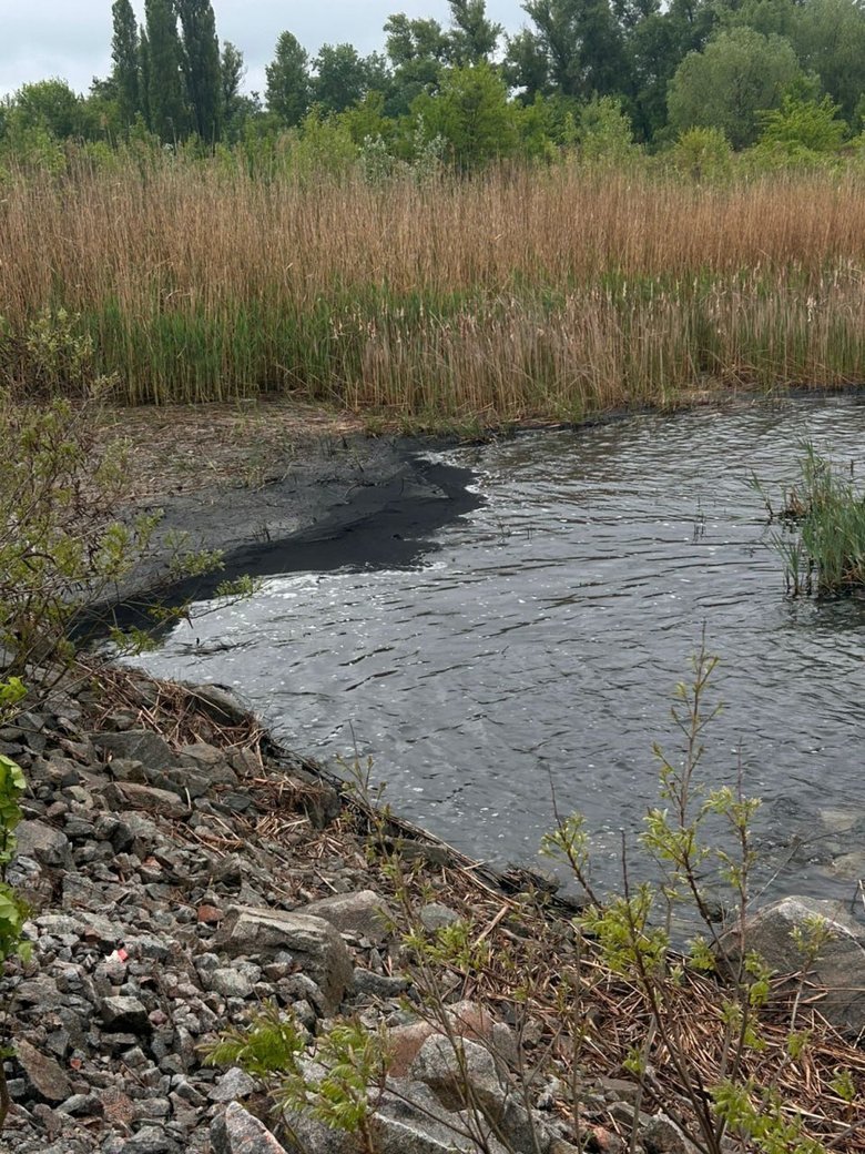 Невідома речовина у водоймах Кременчука