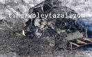 destroyed armoured personnel carrier of the Russian army