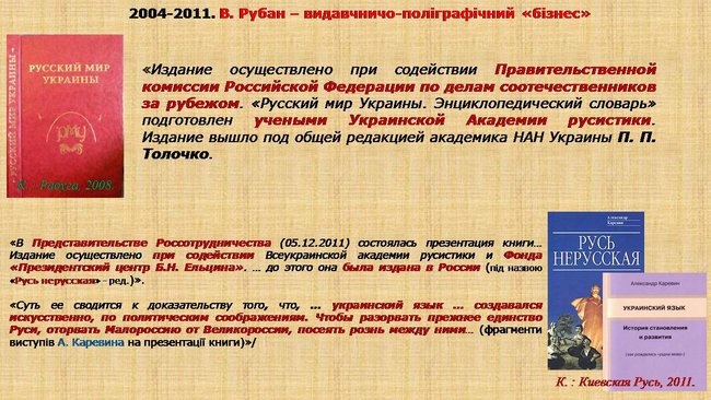 Рубан - российский политический проект: презентация СБУ о деятельности руководителя Офицерского корпуса 03