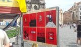 Выставка плакатов Андрея Ермоленко о бойкоте ЧМ-2018 и освобождении Сенцова прошла в Чехии, - посол Перебийнис. ФОТОрепортаж