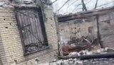 знищений окупантами будинок в українському селі