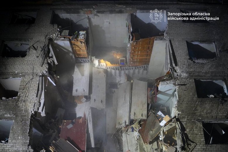 Ночью 30 октября Россия нанесла комбинированный удар по Запорожью.