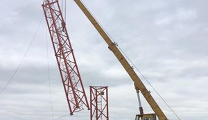 Ukraine launches radio tower construction on Chonhar for broadcasting in occupied Crimea. PHOTOS