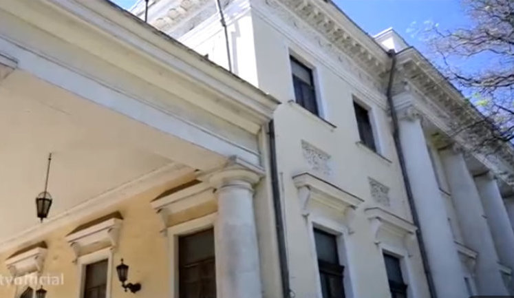 As result of one of missile strikes on Odessa, Vorontsov Palace was damaged. VIDEO